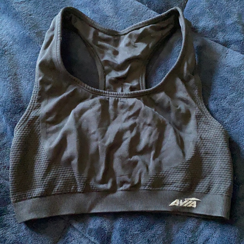 Black Avia Racerback Sports Bra